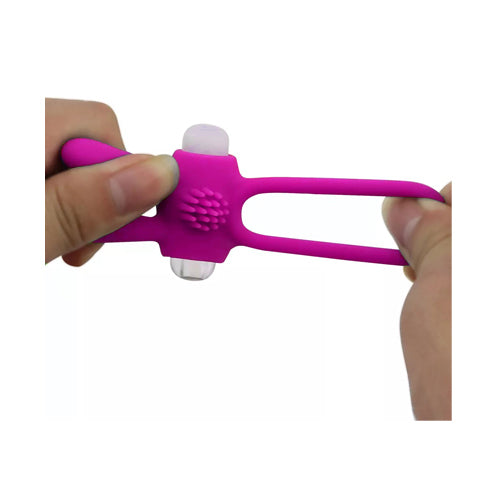 Bunny Ear Vibrating Cock Ring