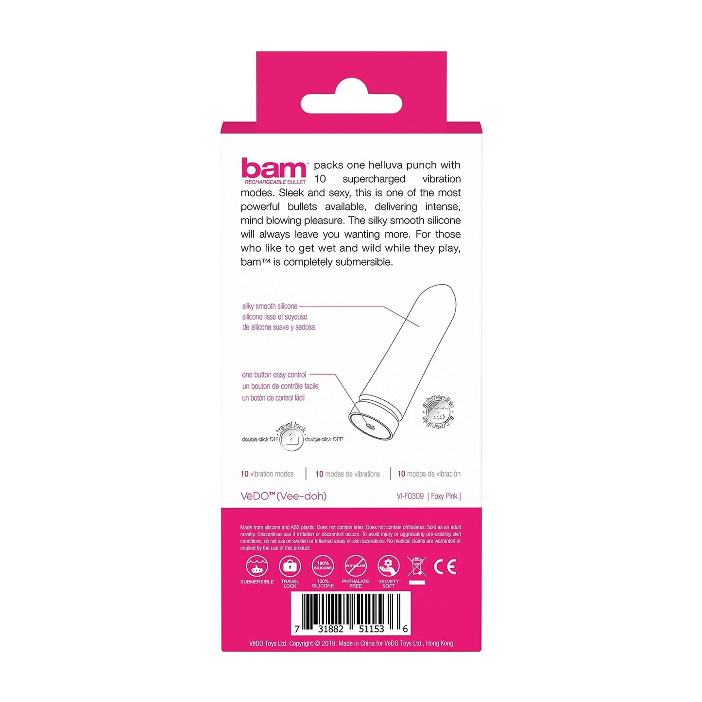 Bam Rechargeable Bullet