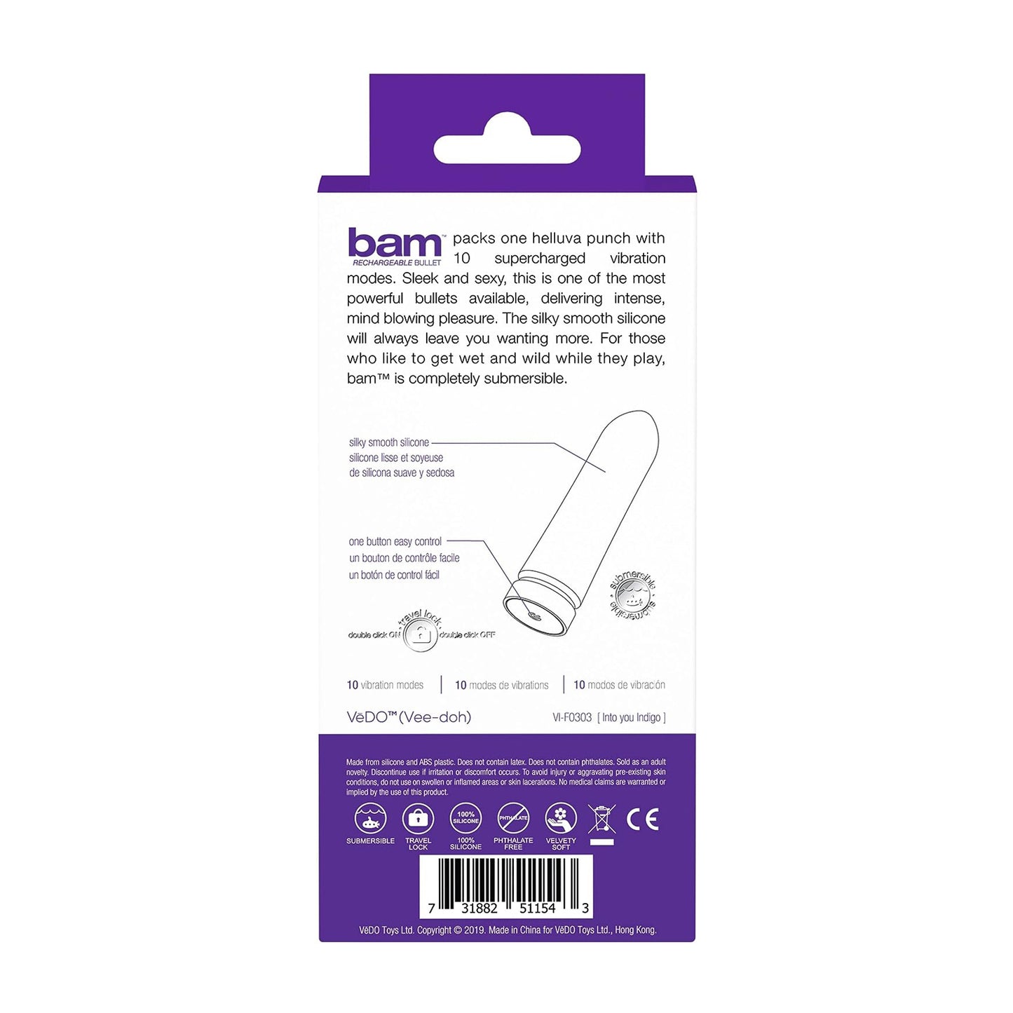 Bam Rechargeable Bullet