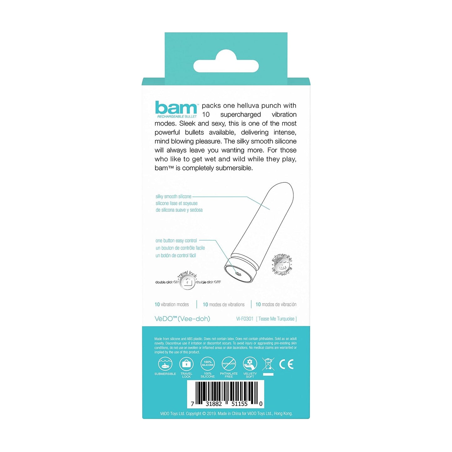 Bam Rechargeable Bullet