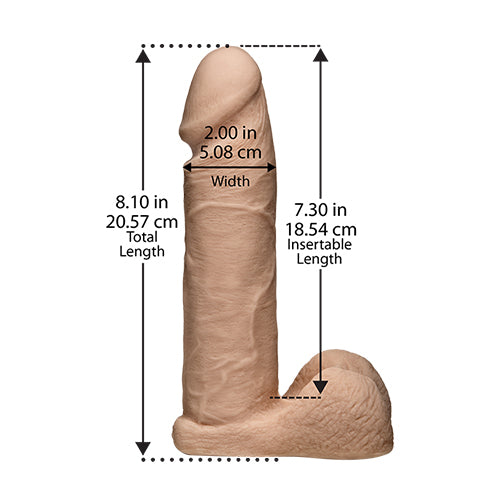 VAC-U-LOCK 8 Inch Realistic Cock