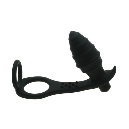 Vibrating Twister Plug and Cock Ring