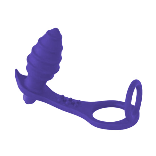 Vibrating Twister Plug and Cock Ring