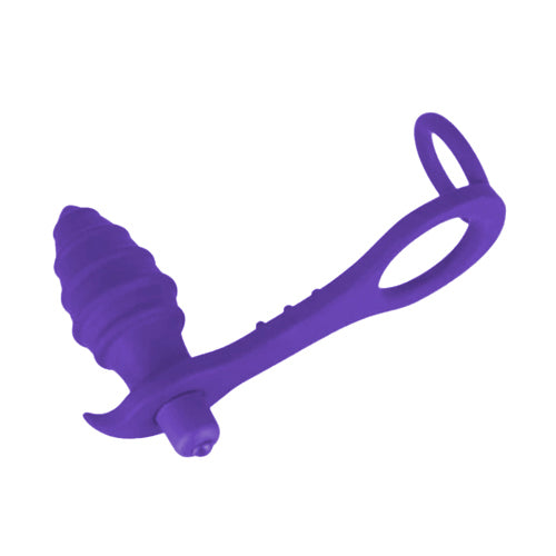 Vibrating Twister Plug and Cock Ring