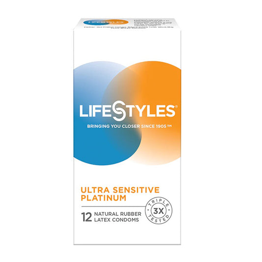LifeStyles Ultra Sensitive Platinum Latex Condoms