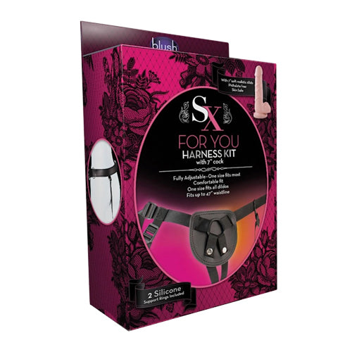 SX For You Harness Kit With 7" Cock
