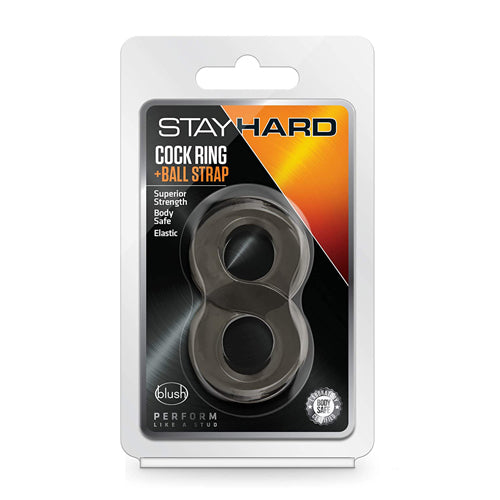 Stay Hard Cock Ring + Ball Strap