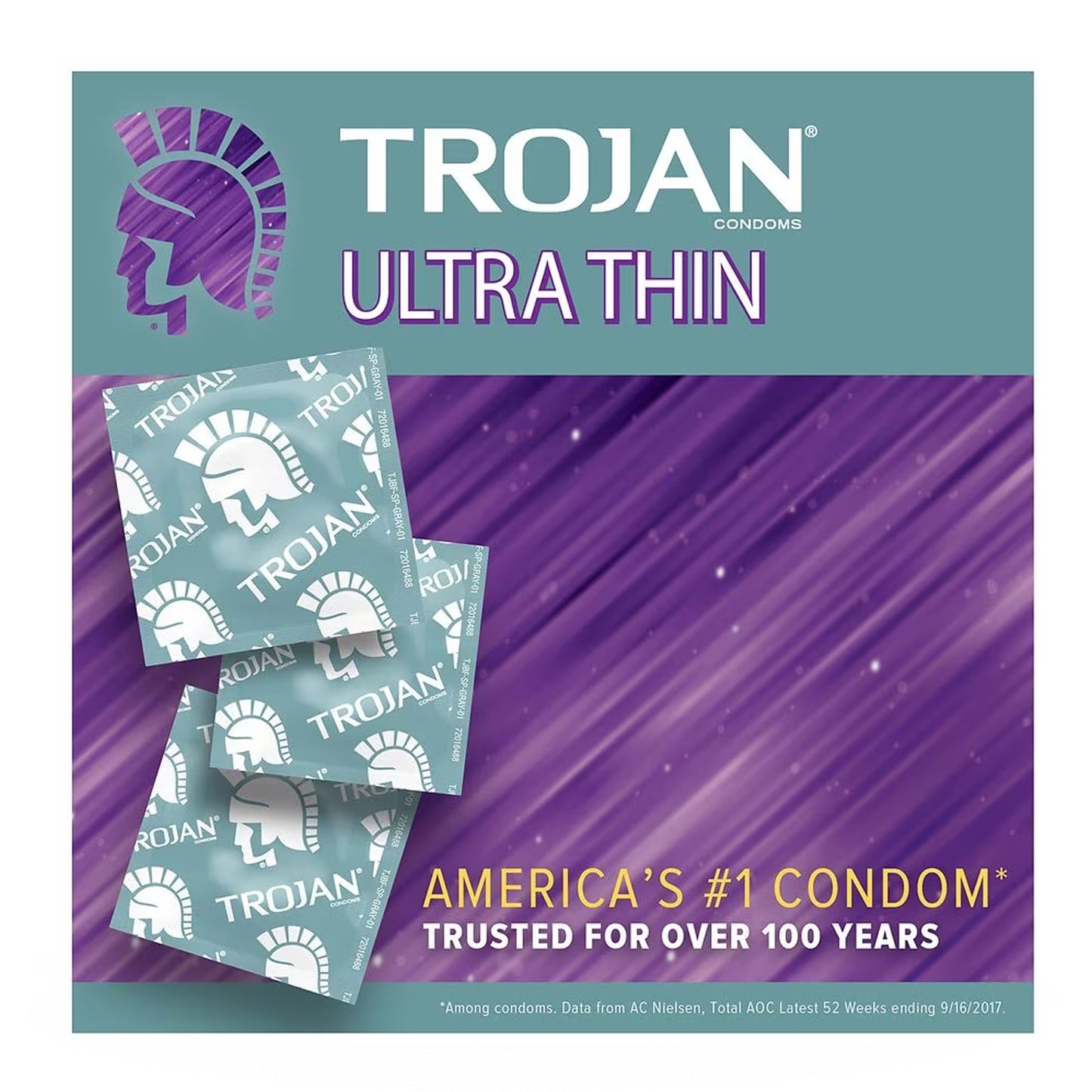 Trojan Ultra Thin Armor Spermicidal Condoms 3pack