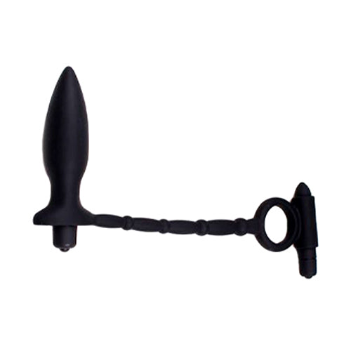 Anal Fantasy Vibrating Butt Plug and Cock Ring Duo