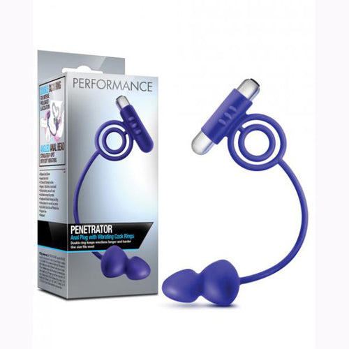 Penetrator Anal Plug w/ Vibrating Rings