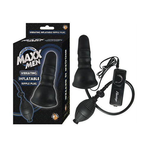 Maxx Men Inflatable Vibrating Ripple Plug