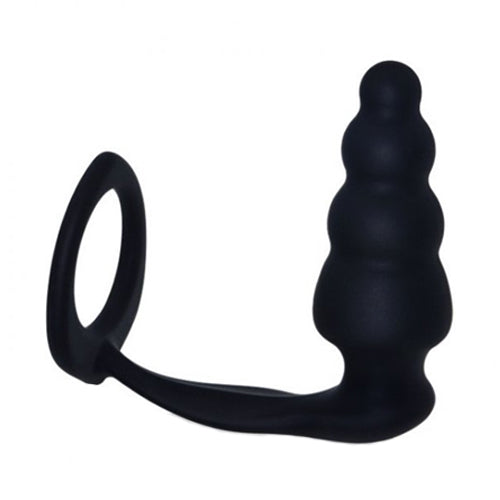 Spiral Butt Plug with Cock Ring