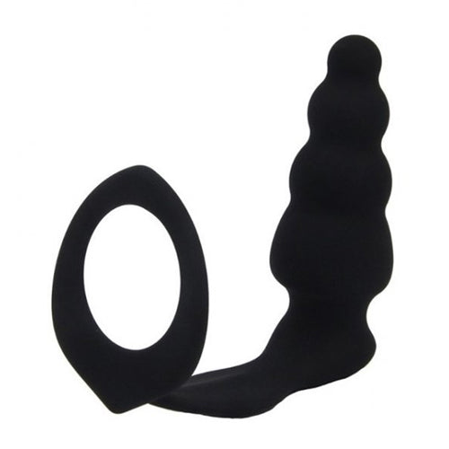 Spiral Butt Plug with Cock Ring