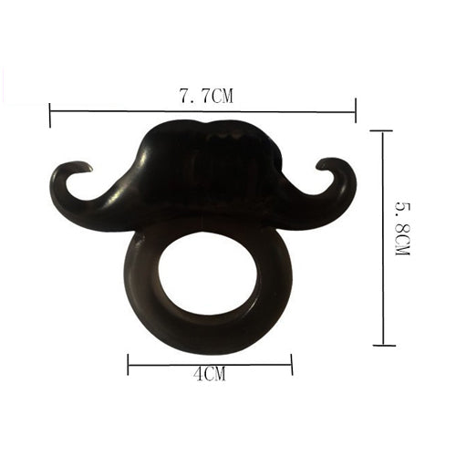 The Mustache Penis Ring Vibe