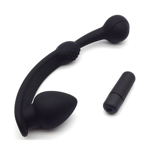 Vibrating Anal Plug with Tickler