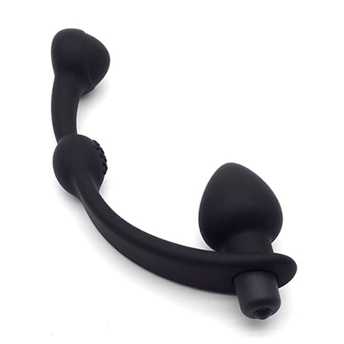 Vibrating Anal Plug with Tickler