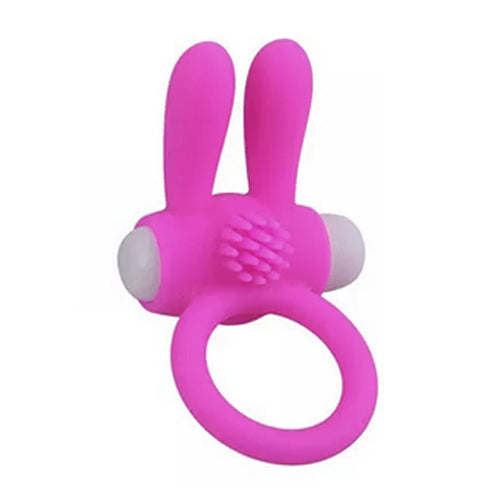 Bunny Ear Vibrating Cock Ring