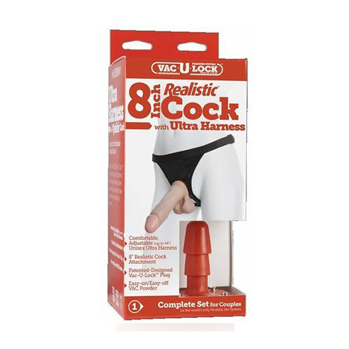 VAC-U-LOCK 8 Inch Realistic Cock